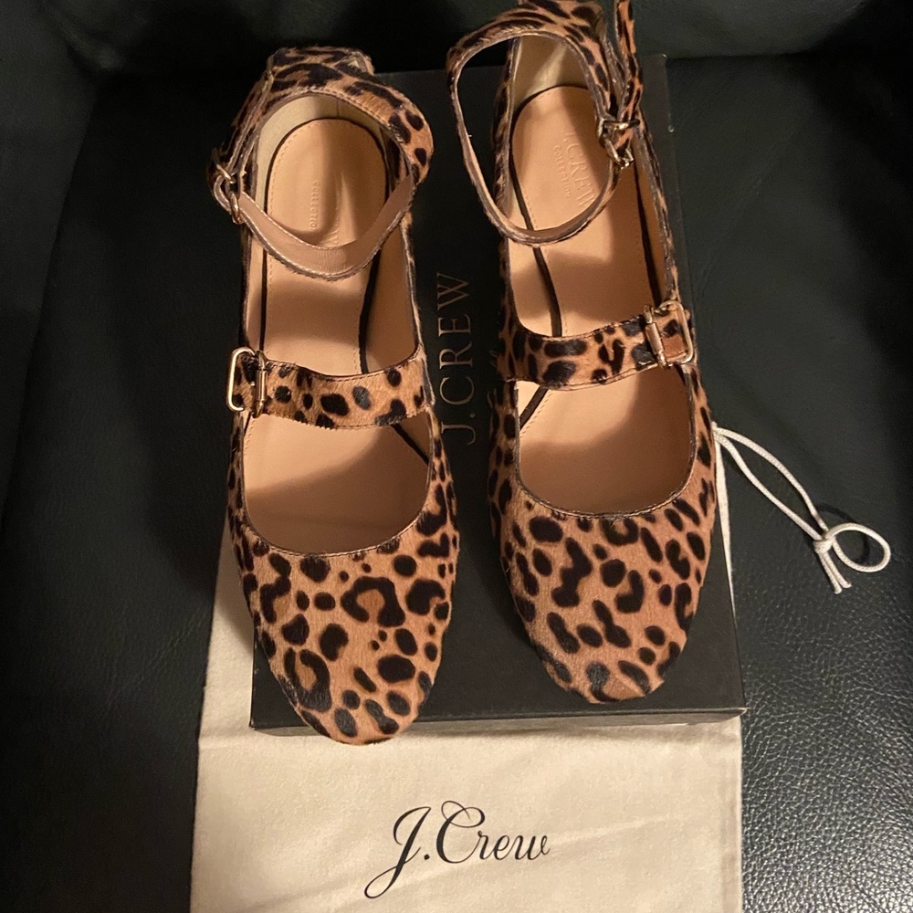 J. Crew Collection Double Strap Flats